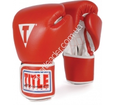 Перчатки Title Classic Pro Style красные 8 oz 2031 купить в интернет магазине СпортЛидер