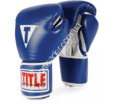 Перчатки Title Classic Pro Style синие 8 oz 2031 купить в интернет магазине СпортЛидер