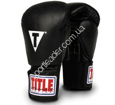 Перчатки Title Classic Gloves черные 14 oz 2074 купить в интернет магазине СпортЛидер
