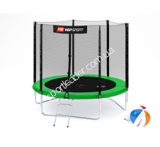 Батут Hop-Sport 8 ft green внешняя сетка купить в интернет магазине СпортЛидер