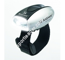 Фонарь Sigma Sport Micro Silver LED-White купить в интернет магазине СпортЛидер