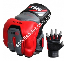 Снарядные перчатки битки RDX Leather Red купить в интернет магазине СпортЛидер
